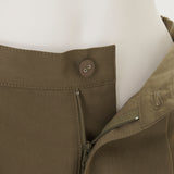 [70% OFF] Cotton Blend Twill Hem Arrangement Pants