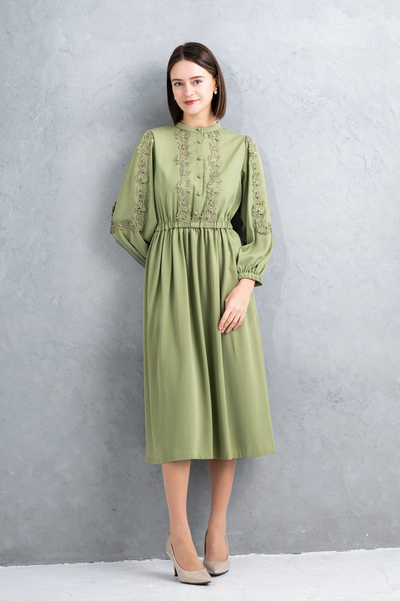 【NEW】レースジョーゼットワンピース