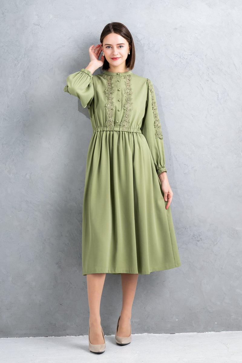 【NEW】レースジョーゼットワンピース