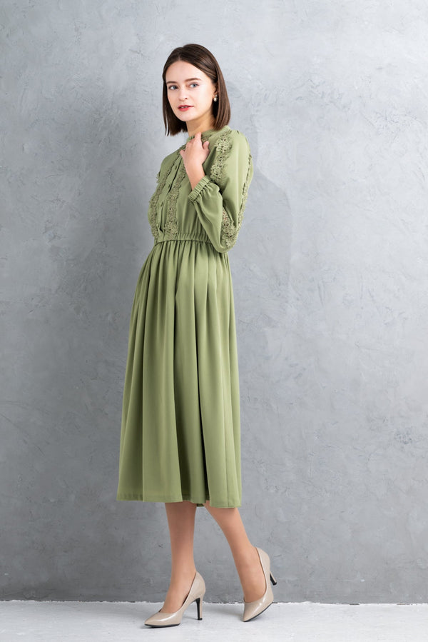 【NEW】レースジョーゼットワンピース