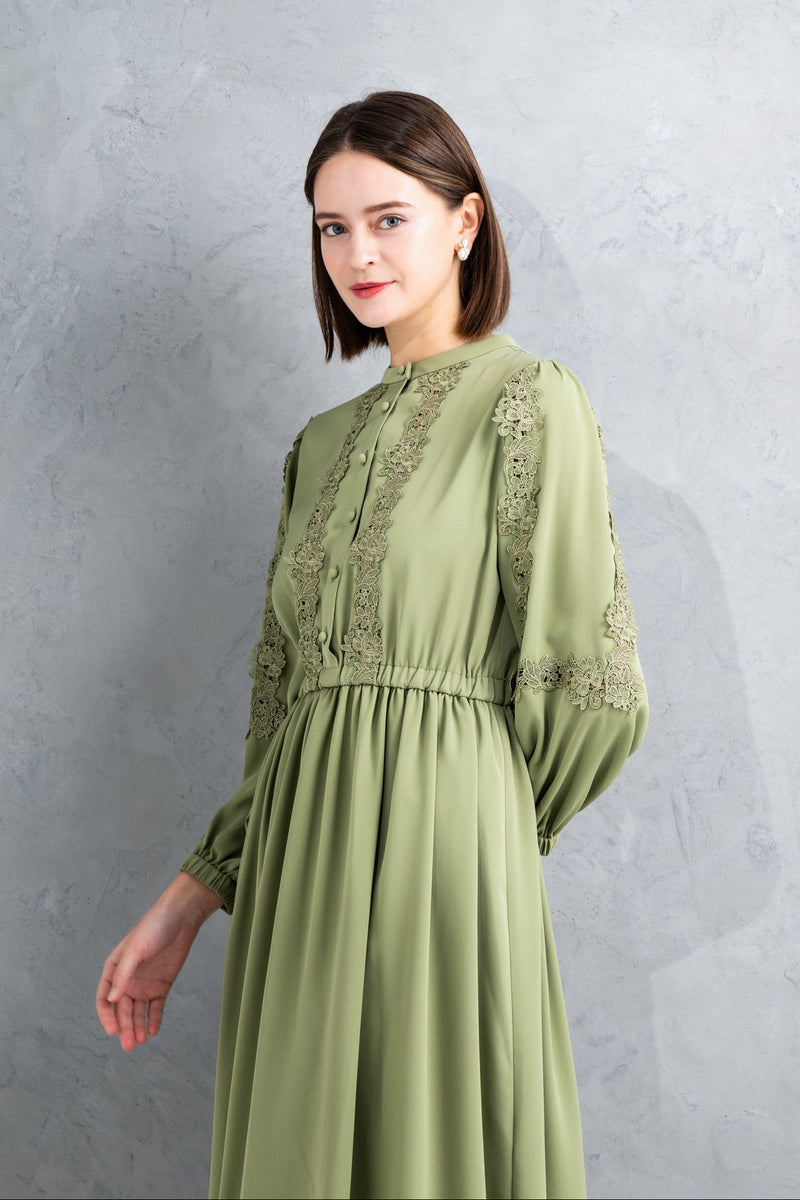 【NEW】レースジョーゼットワンピース