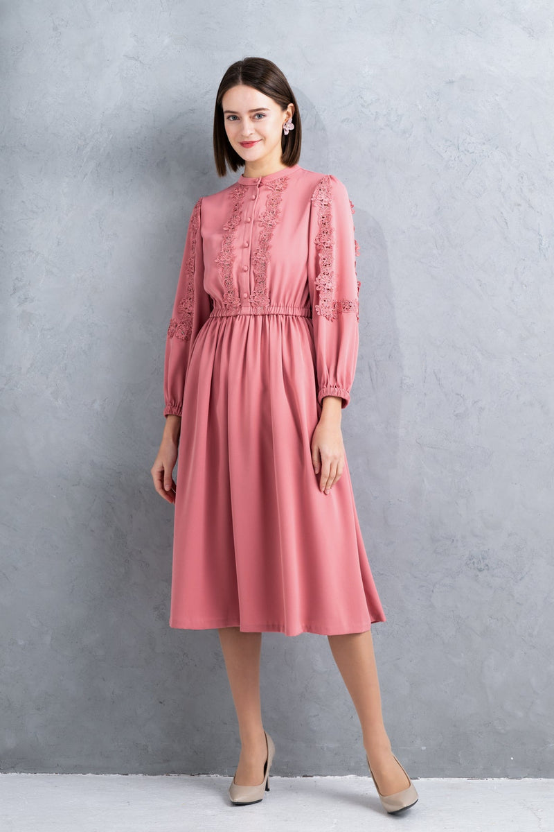 【NEW】レースジョーゼットワンピース