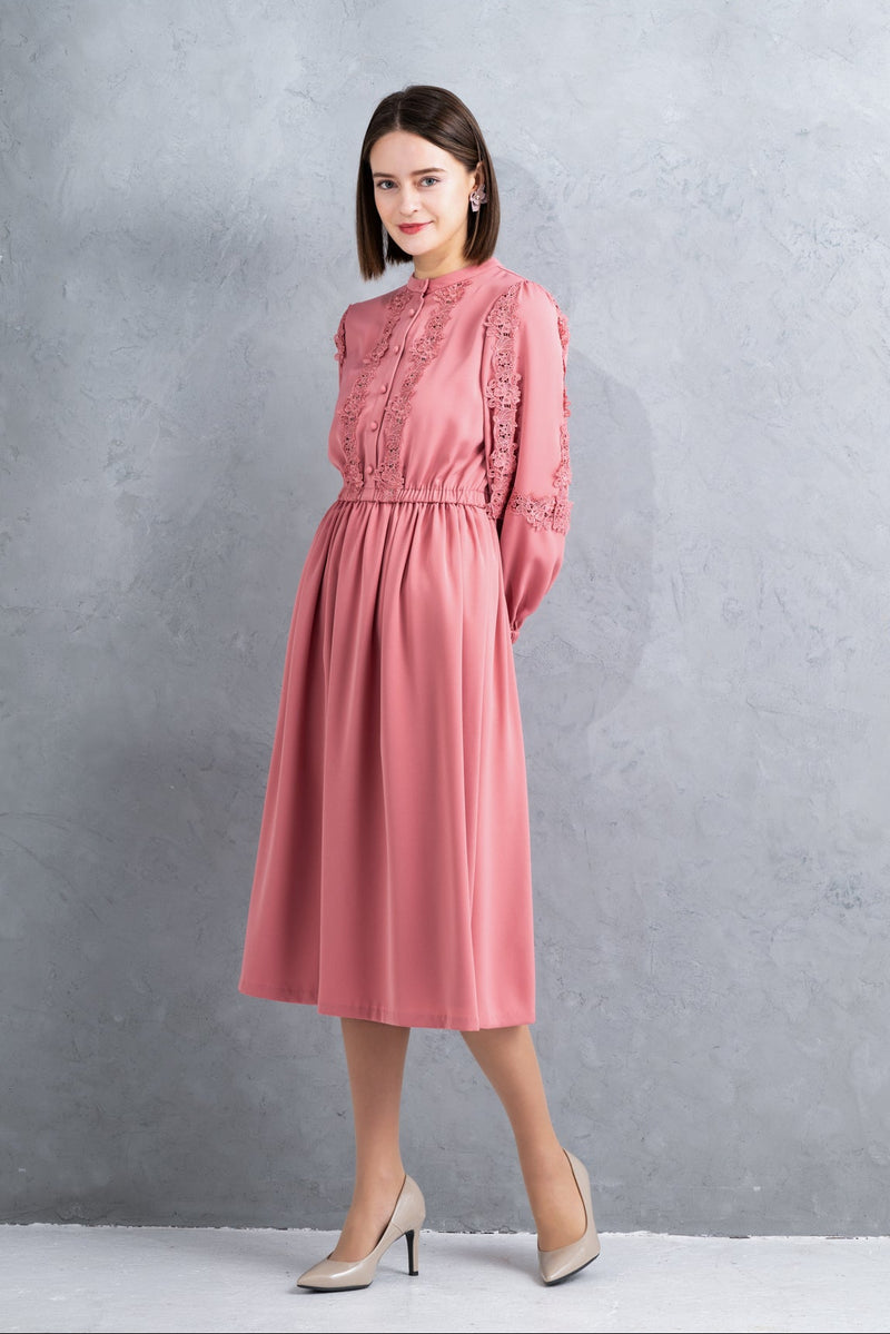 【NEW】レースジョーゼットワンピース