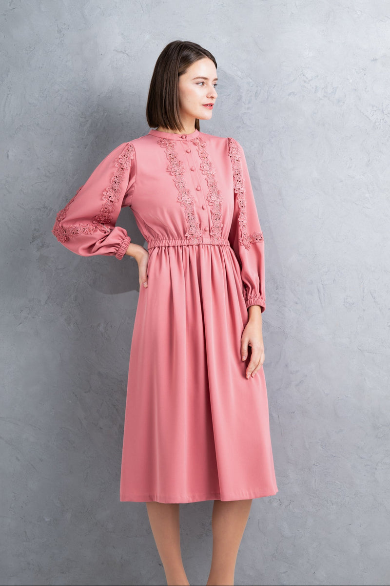 【NEW】レースジョーゼットワンピース