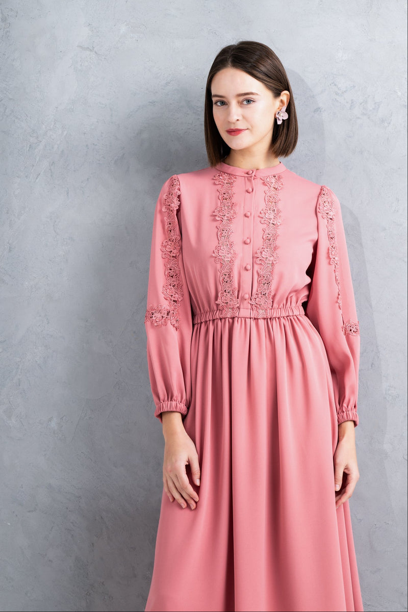 【NEW】レースジョーゼットワンピース