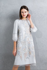 [NEW] Tulle embroidered dress