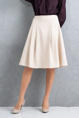 [30% OFF] Chambray Tuck Skirt