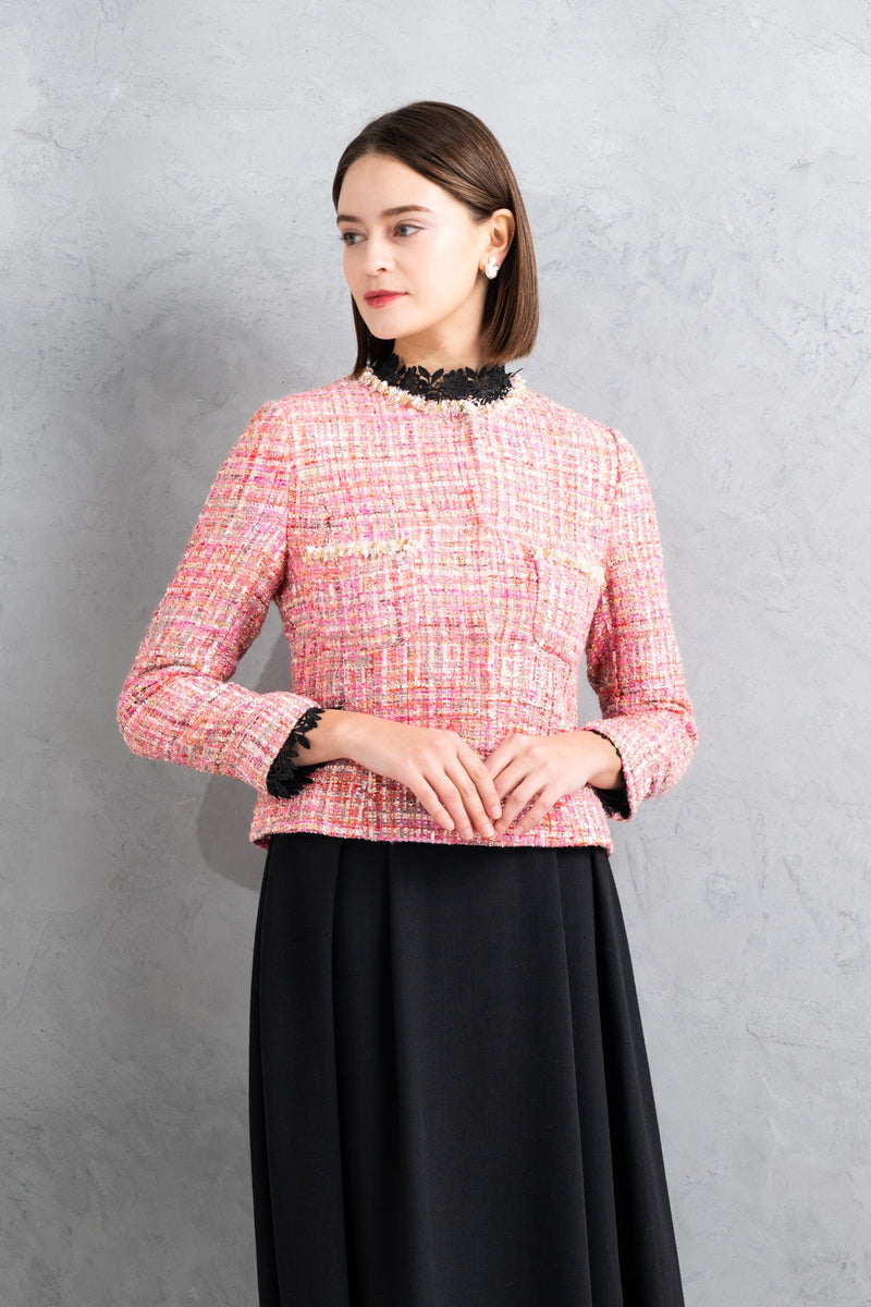 【NEW】ミックスツィードジャケット