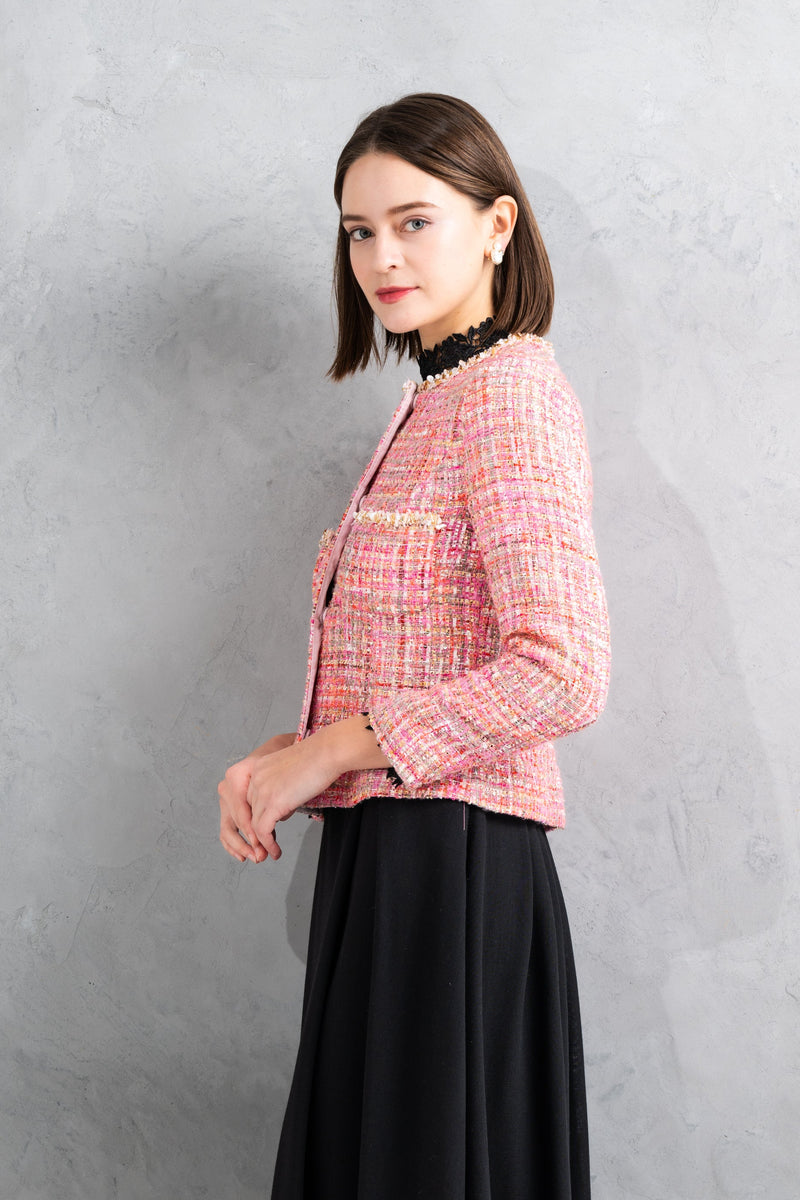 【NEW】ミックスツィードジャケット