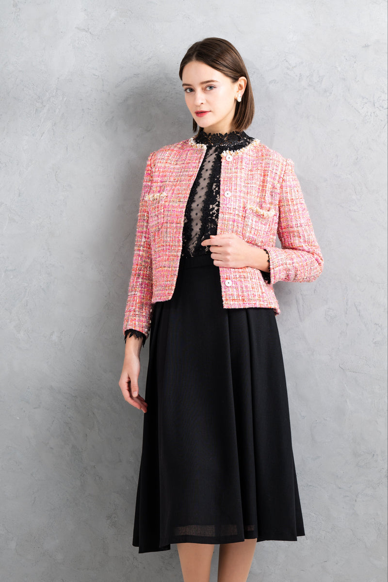 【NEW】ミックスツィードジャケット