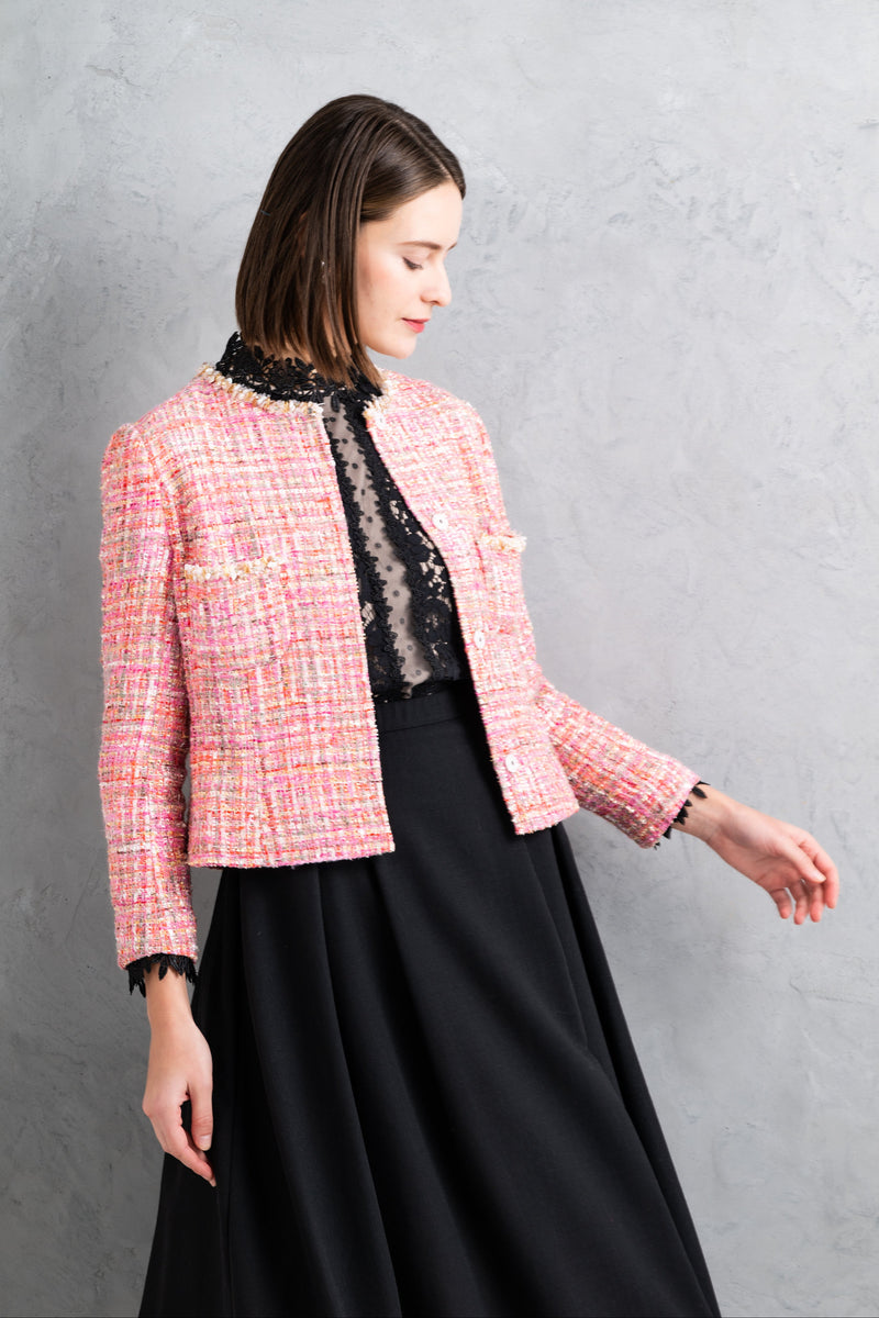 【NEW】ミックスツィードジャケット