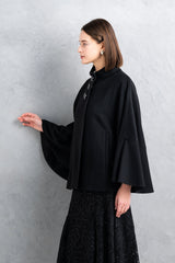 [30% OFF] Pure Cashmere Cape Coat 