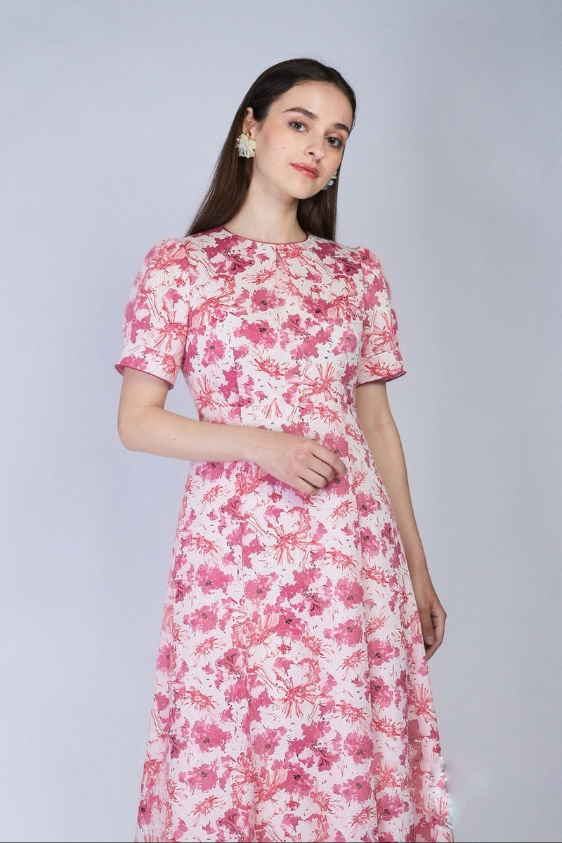 30%OFF】サマーブラッシュシャーリングワンピース | レースワンピース