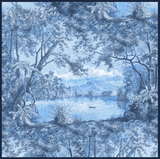 [50% OFF] Wool Silk Stole Lake Time 