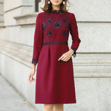 [50% OFF] Three-dimensional embroidery dress