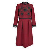 [50% OFF] Three-dimensional embroidery dress