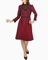 [50% OFF] Three-dimensional embroidery dress