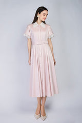[30% OFF] Velvet Lace Accent Dress