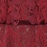 [50% OFF] Wool-like lace dress