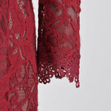 [50% OFF] Wool-like lace dress