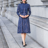 [50% OFF] Wool-like lace dress
