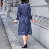 [50% OFF] Wool-like lace dress