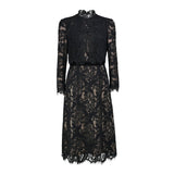 [50% OFF] Wool-like lace dress