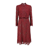 [50% OFF] Wool-like lace dress