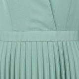 [50% OFF] Cache-coeur style pleated dress