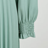 [50% OFF] Cache-coeur style pleated dress