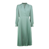 [50% OFF] Cache-coeur style pleated dress
