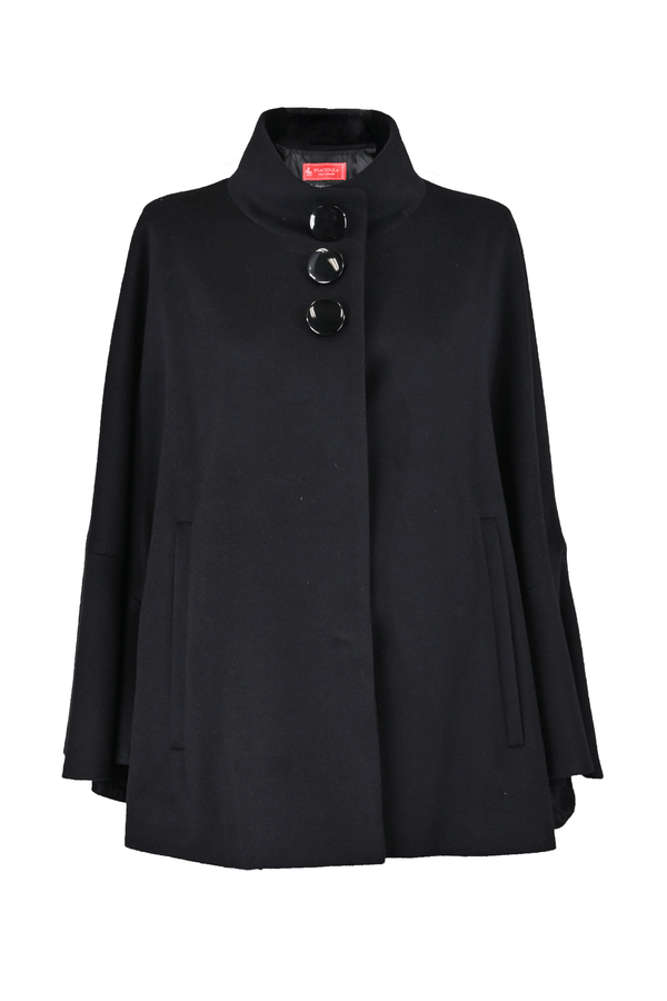 【NEW】ピュアカシミヤ・ケープ風コート