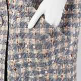 [60% OFF] Tweed Coat