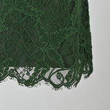 [60% OFF] Wool-like Lace Skirt