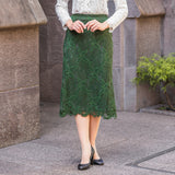 [60% OFF] Wool-like Lace Skirt