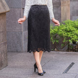 [60% OFF] Wool-like Lace Skirt