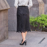 [60% OFF] Wool-like Lace Skirt