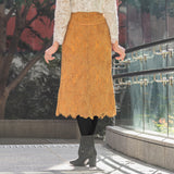 [60% OFF] Wool-like Lace Skirt