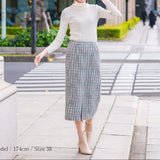[60% OFF] Semi-tight tweed skirt