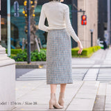 [60% OFF] Semi-tight tweed skirt