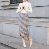 [60% OFF] Semi-tight tweed skirt