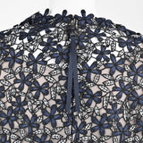 [50% OFF] All-over small floral lace pullover 