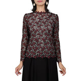 [50% OFF] All-over small floral lace pullover 