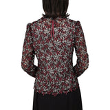 [50% OFF] All-over small floral lace pullover 