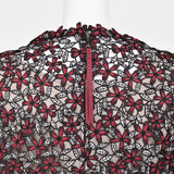 [50% OFF] All-over small floral lace pullover 