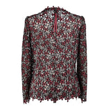 [50% OFF] All-over small floral lace pullover 