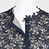 [60% OFF] Small floral lace blouse