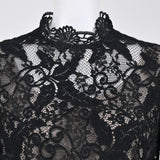 [50% OFF] Wool-like lace blouse