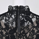[50% OFF] Wool-like lace blouse