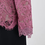 [50% OFF] Wool-like lace blouse